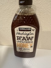 Kirkland Washington RAW Unfiltered Grade A Honey 3 Pounds