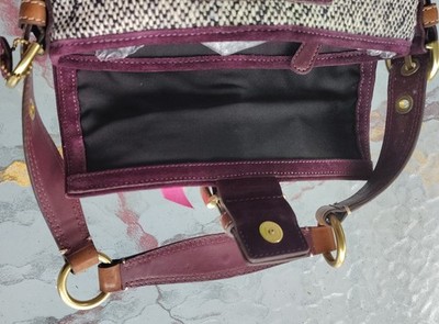 Coach Vintage 8F01 Multicolor Tweed Soho Y2K Demi Shoulder Bag w