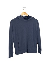 Tommy John Base Layer Pullover Hoodie Mens XS Blue Thermal Stretch