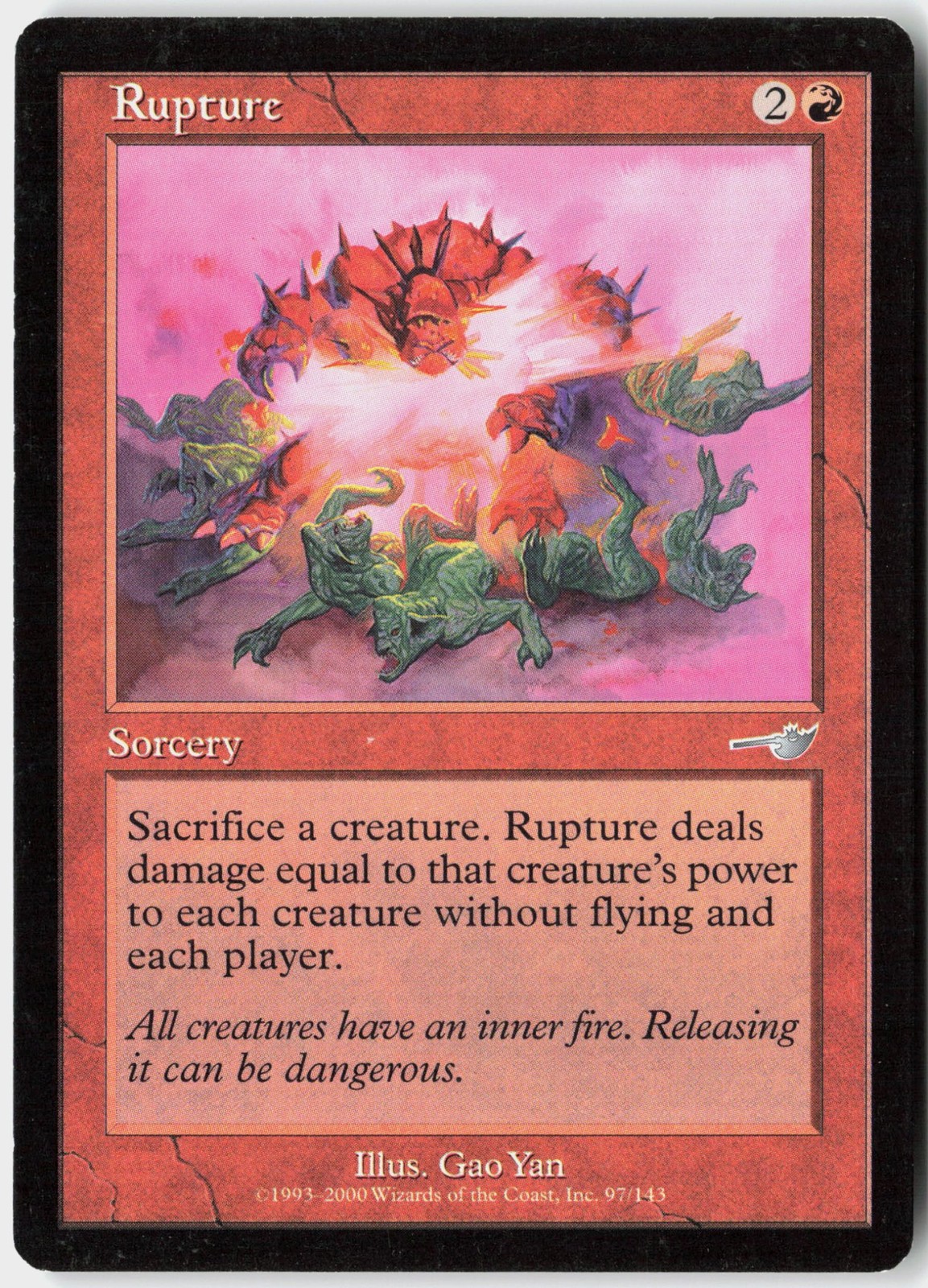 Magic - Rupture Nemesis [NMS - 97] NM Uncommon