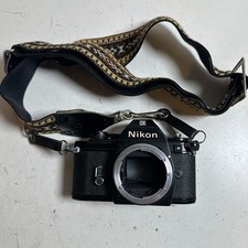 Nikon EM Black Compact Lightweight 35mm Film SLR Camera Body Only with Strap