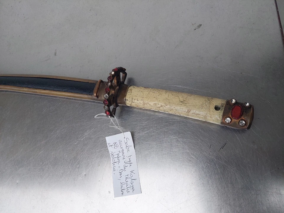 Art d'Asie Japon ancien Katana théâtre Nô Japonais  Spectacle parade - Photo 2/4