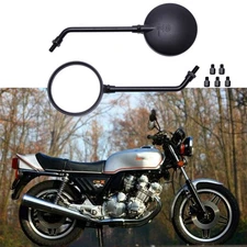 Round Motorcycle Rearview Side Mirrors For Honda CBX1050 CBX1000 CBX1100 CBX250