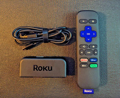 Roku Premiere 3920X HD Media Streamer, w/ USB Power Cable & Remote - Works