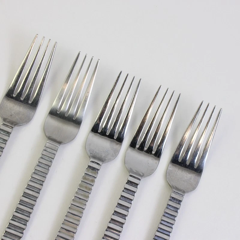 Lote de 5 tenedores de cena cubiertos Libbey LYF5 (ino inoxidable) de 7,25" de largo Foto 3 de 4