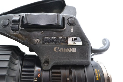 Canon YJ18x9B4 KRS IF 18x 9-162mm 1:1.8 BCTV Zoom Lens tested working Exc+4 - Picture 9 of 10