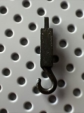 LEGO x99 Gancio Gru Metallo Nero Technic Treno Porto Intercoastale Ricambio