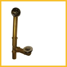 PROFLO PFWO201 Universal Tub Drain/Waste - Fits Most Tubs 14" - 16" Tall - Chrom