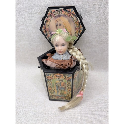 Enesco Rapunzel Musical Jack in the Box Fur Elise Karen Hahn Limited Edition