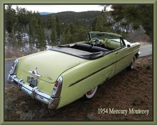 1954 Mercury Monterey Convertible Toolbox - Refrigerator Magnet 42 Mil 1954 Mercury Monterey Convertible Toolbox - Refrigerator Magnet 42 Mil