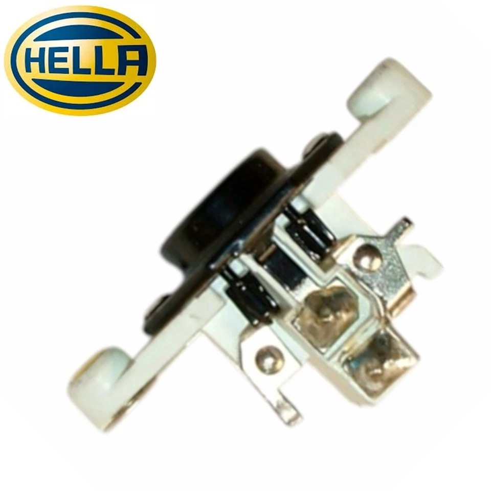 Регулятор напряжения Hella 1983-94 Mercedes BMW Porsche VW Audi Fiat Alfa с щетками - Изображение 2 из 4