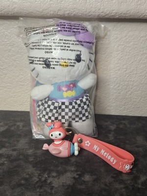 Sanrio HELLO KITTY IN CANDY DRESS With Stickers  And Key Chain New