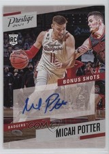 2021-22 Panini Chronicles Draft Picks Micah Potter #PBMPO Auto 2s2