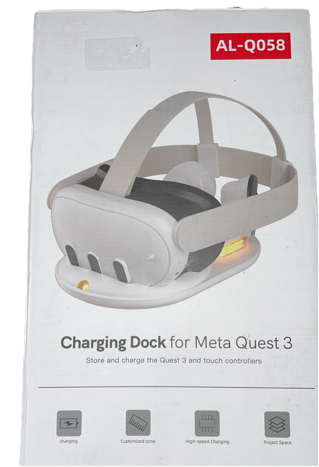 Meta Quest 3 Charging Dock with Batteries