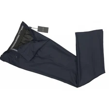 NEW $955 Giorgio Armani Black Label Dress Pants! US 40 e 58  Navy  Wool Cashmere