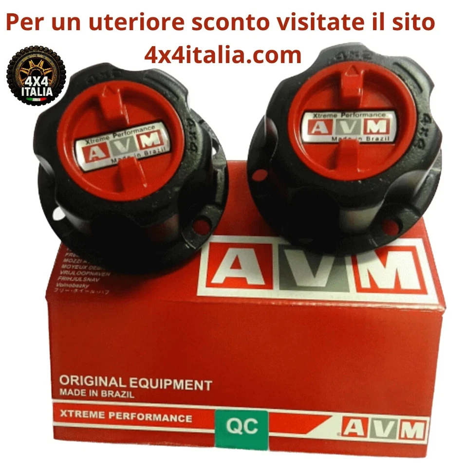 Mozzi manuali EXTRA RINFORZATI AVM 745XP Nissan Patrol GR Y60/61 e Tata