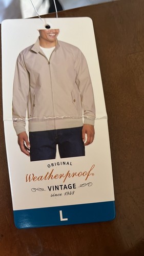 NEW WITH TAGS MEN'S WEATHERPROOF VINTAGE 1948 RETAIL SIZE MEDIUM - Picture 4 of 7