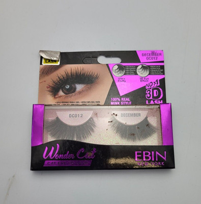EBIN 3D LASH WONDER CAT EYELASHES CAT EYE DECEMBER