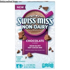 Swiss Miss Non Dairy Chocolate Flavor Hot Cocoa Mix 7.38 oz FAST SHIP