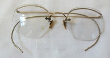 VGT 30s AMERICAN OPTICAL FUL VUE EYEGLASSES 1/10 12K GF Semi Rimless