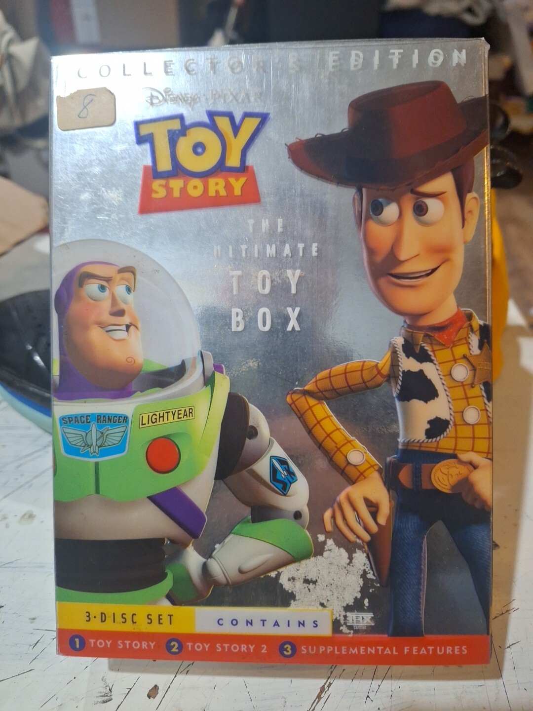 Toy Story Ultimate Toy Box (3 DVD set, 2000) Disney w/Slipcover Toy