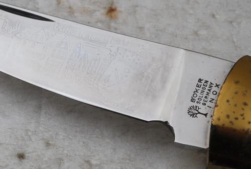 BOKER KNIVES SOLINGEN GERMANY INOX KNIFE No148 - Picture 6 of 24