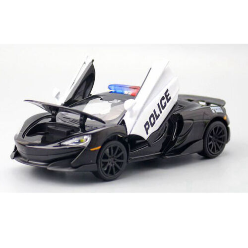 1:32 McLaren 600LT Police Car Model Diecast Toy Cars Toys for Boys Kids Gifts - Picture 4 of 9