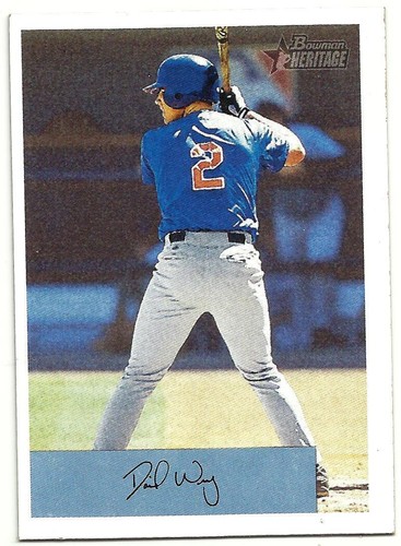 David Wright #182 2002 Bowman Heritage card