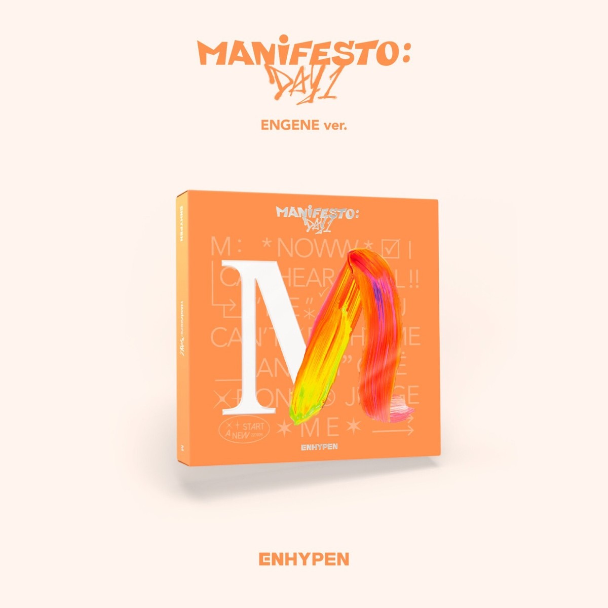 ENHYPEN Album MANIFESTO DAY 1 ENGENE 3Ver SET CD+Book+P.Card