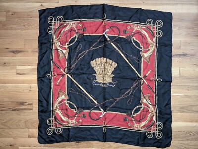 polo Ralph Lauren Equestrian Silk Scarf | eBay