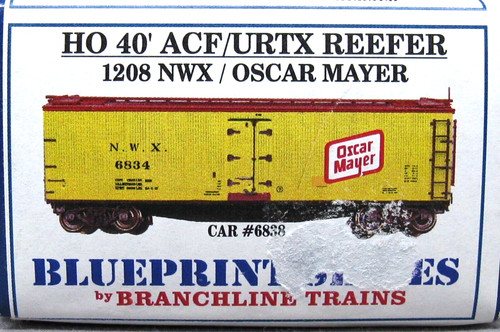 BRANCHLINE TRAINS #1208 Oscar Mayer 40' ACF/URTX FRIGORÍFICO, FUERA DE SERVICIO C9 | Zustand: New