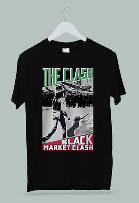The Clash Black Market Clash T-Shirt S-5XL | eBay