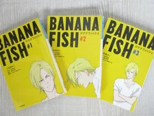 BANANA FISH Novel Complete Set 1-3 MIKU OGASAWARA Akimi Yoshida Japan Book SG