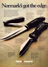 Normark Knife Minneapolis MN Features Tough Hunting Vintage Print Ad 1973