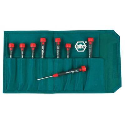 Wiha 26193 Precision Screwdriver Set,Sl/Ph,8 Pcs