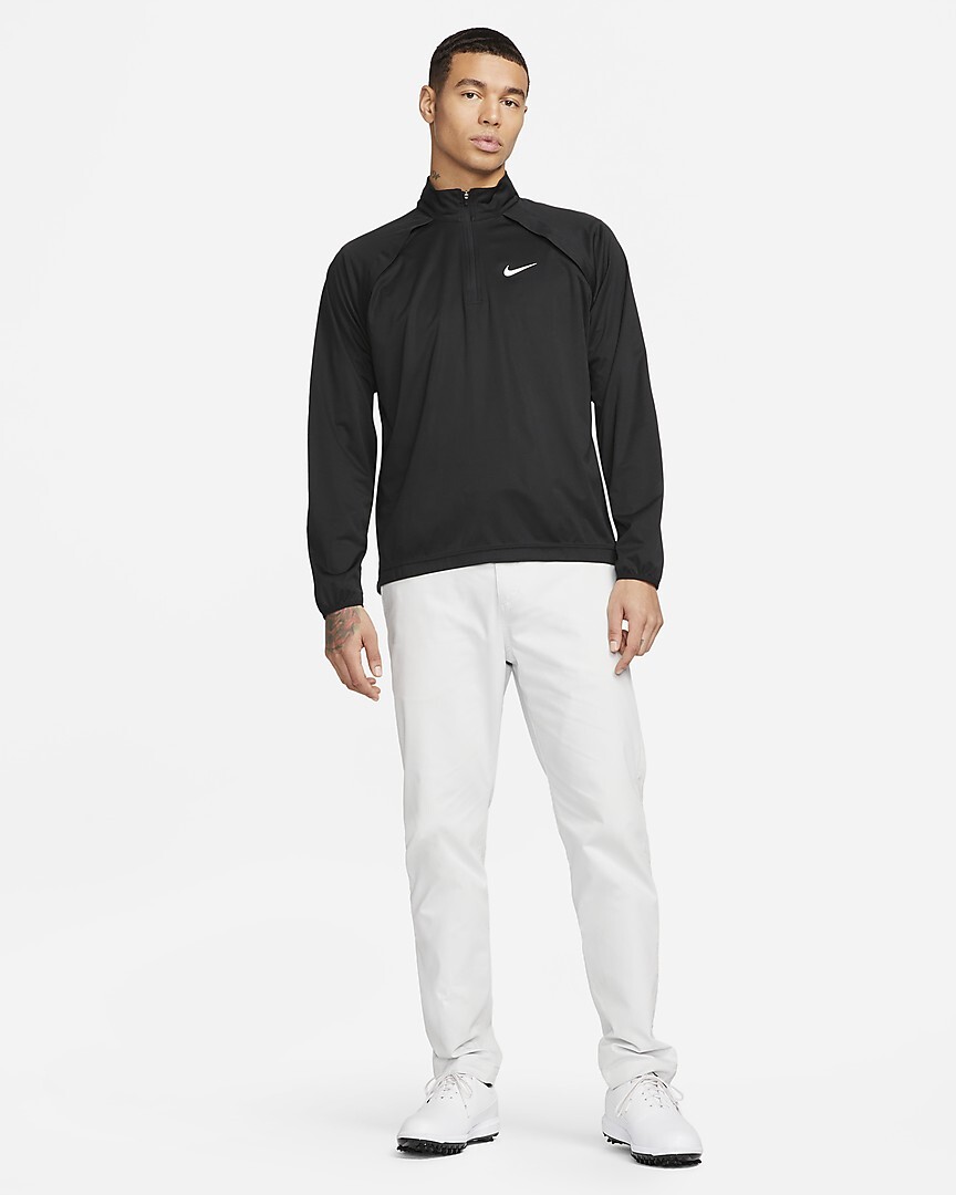 Nike Repel Tour Men's 1/2-Zip Golf Jacket Sz M Black DR5293 Nike Repel Tour Men's 1/2-Zip Golf Jacket Sz M Black DR5293