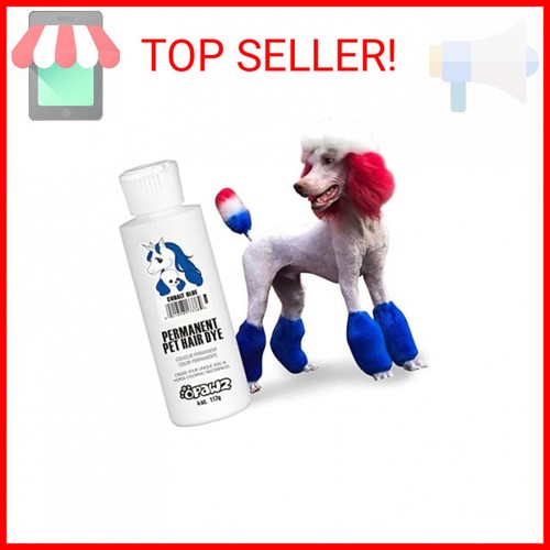 OPAWZ Permanent Dog Hair Dye, Pet Hair Dye Safely Used by Grooming Salons for a