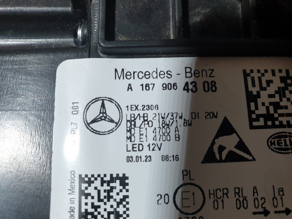 Original Mercedes GLE W167 LED High Performance Scheinwerfer links 