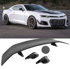 Carbon Fiber Racing Rear Trunk Spoiler GT-Style Wing For Chevy Camaro SS ZL1 1LE