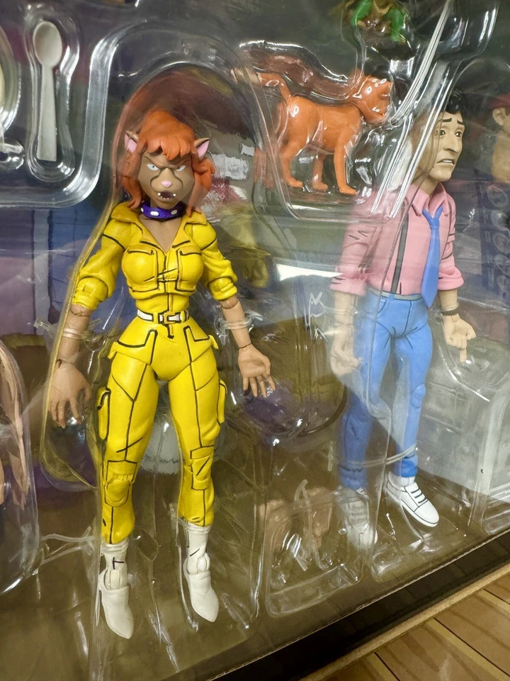 Nova Mulher-Gato NECA TMNT do Canal 6 ESTADO PERFEITO Tartarugas Ninja!!! - Imagem 4 de 4