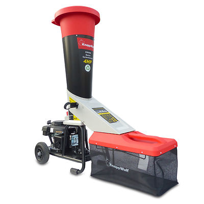 Benzin Gartenhäcksler Häcksler Holzhäcksler Shredder großer Trichter 