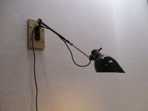 Original Kaiser Idell Teleskop Wandlampe Architekten Bauhaus