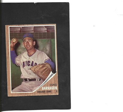 1962 Topps MLB #  66 Cuno Barragon