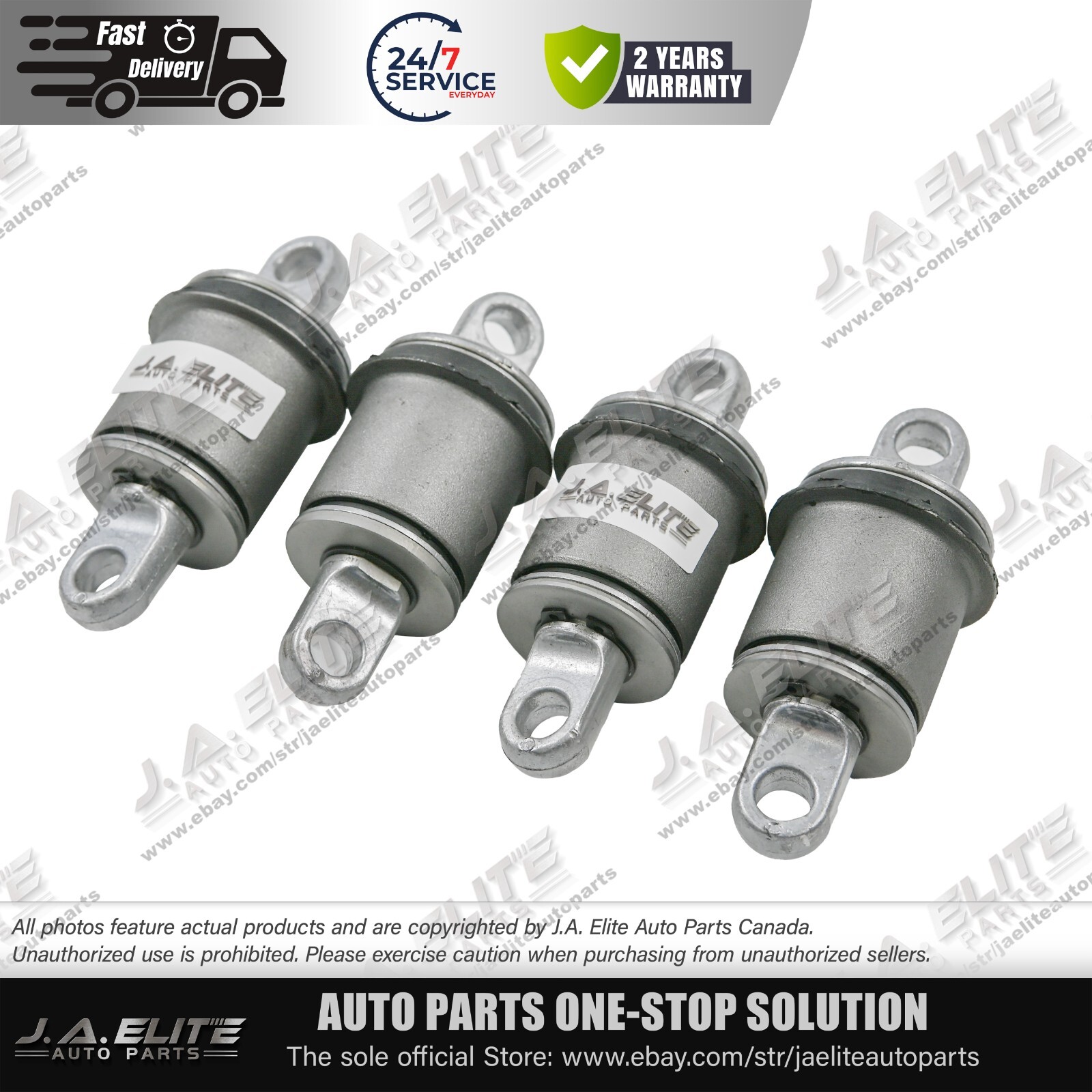 4pcs Front Rear Lower Control Arm Bushing fit Ferrari 599 612, OE: 196789
