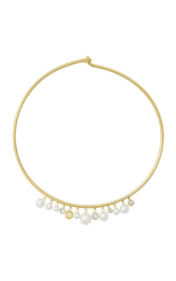 Michael Kors Gold-Tone Crystal & Imitation Pearl Hinged Choker MKJ6667710 $145