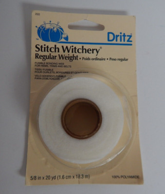 VTG 1985 Dritz Stitch Witchery Regular Weight 5.8'' x 20 yds NIB