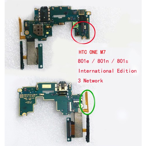 Botón de volumen Mic Audio Jack Cable flexible para HTC One M7 801e 801n 801s (3 redes - Imagen 2 de 3