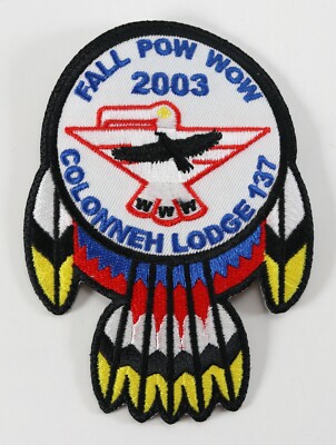 Vintage 2003 Colonneh 137 Fall Pow Wow WWW OA Boy Scouts BSA Camp Patch