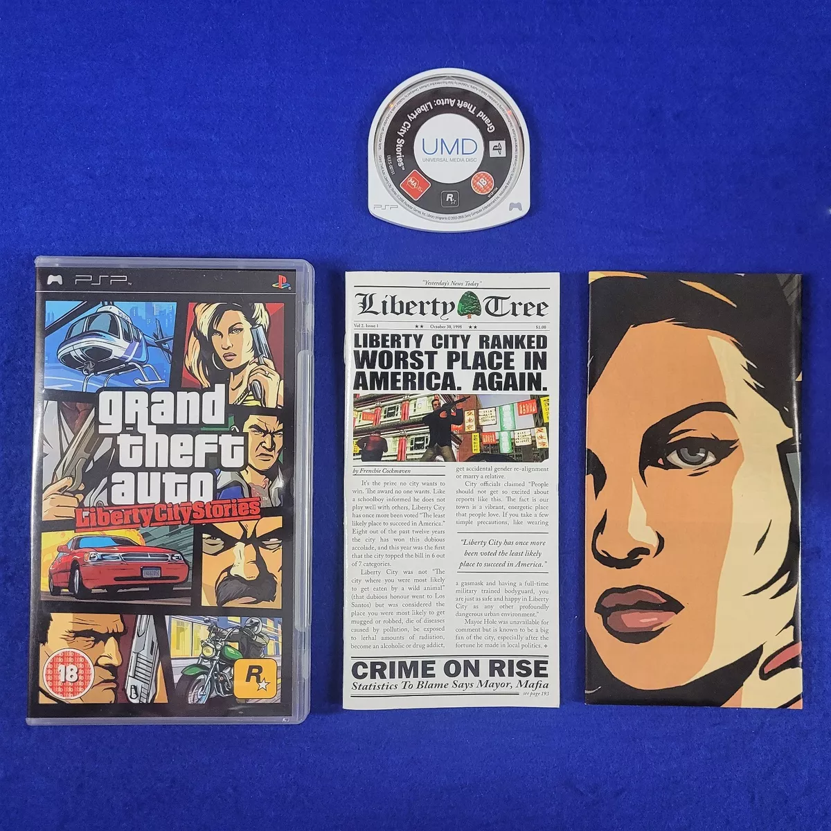 Grand Theft Auto: Vice City Stories GTA Sony PSP PEGI-18+ PAL