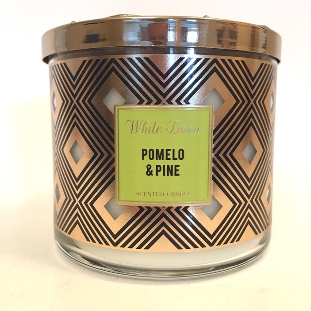 1 BATH & BODY WORKS POMELO & PINE SCENTED 3WICK 14.5 OZ LARGE CANDLE